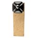 Solid Black Square Ceramic Door Stopper